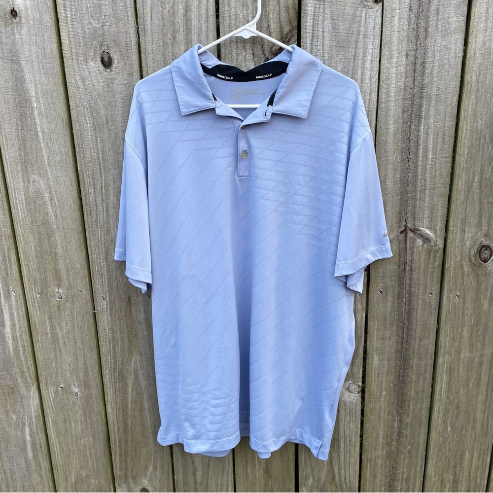 Men’s Nike Golf Blue Dri Fit Polo Shirt